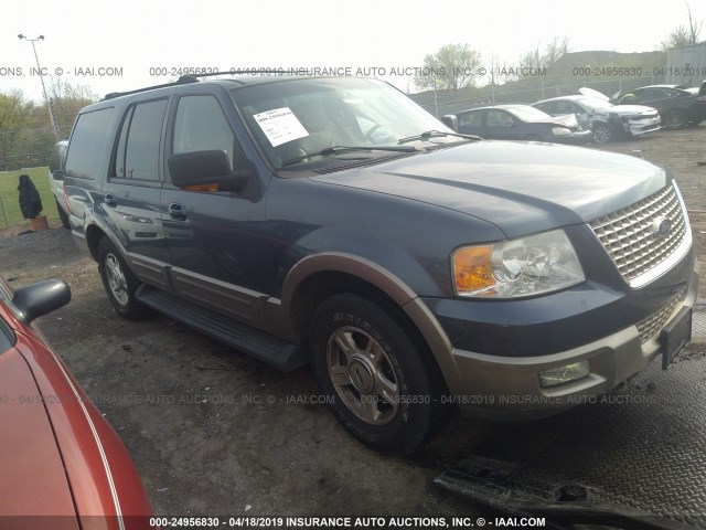 1FMFU18L53LA51060 - 2003 FORD EXPEDITION EDDIE BAUER BLUE photo 1