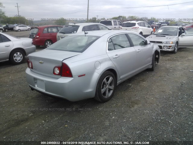 1G1ZJ57B69F175557 - 2009 CHEVROLET MALIBU 2LT SILVER photo 4