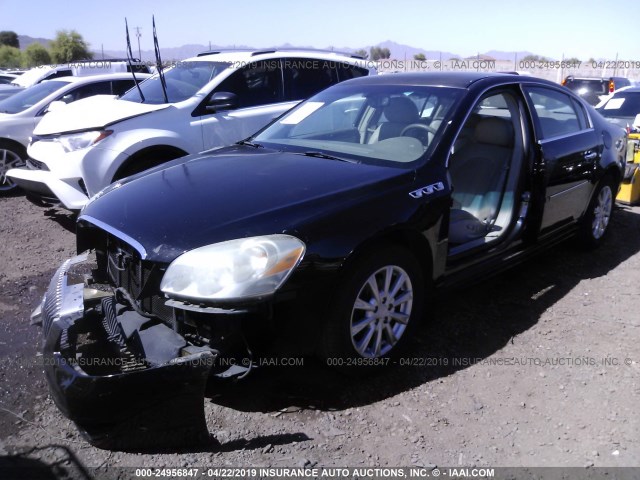 1G4HC5EM2BU150069 - 2011 BUICK LUCERNE CXL BLACK photo 2