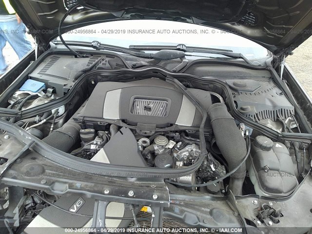 WDBUF56X48B332832 - 2008 MERCEDES-BENZ E 350 GRAY photo 10