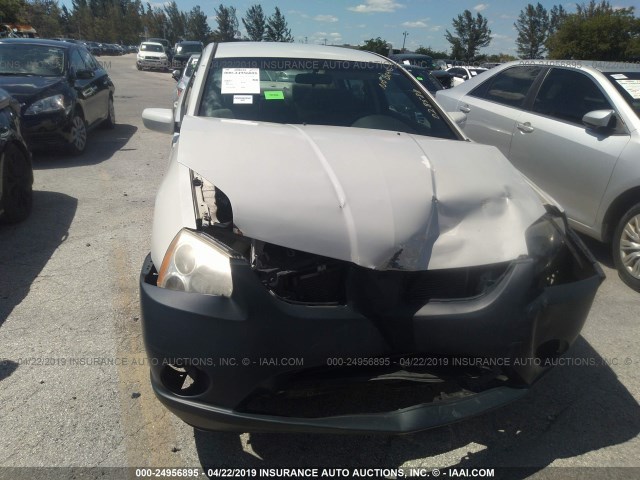 4A3AB36S05E028588 - 2005 MITSUBISHI GALANT LS MEDIUM WHITE photo 6