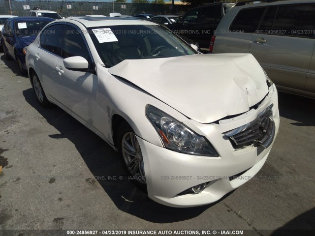 JN1CV6AP2CM936375 - 2012 INFINITI G37 SPORT WHITE photo 1