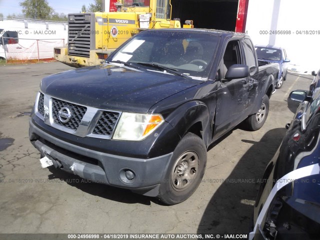 1N6BD06T37C401904 - 2007 NISSAN FRONTIER KING CAB XE BLACK photo 2