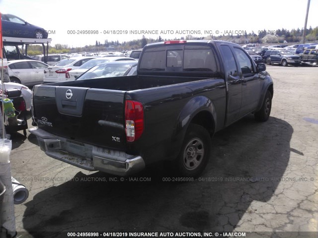 1N6BD06T37C401904 - 2007 NISSAN FRONTIER KING CAB XE BLACK photo 4