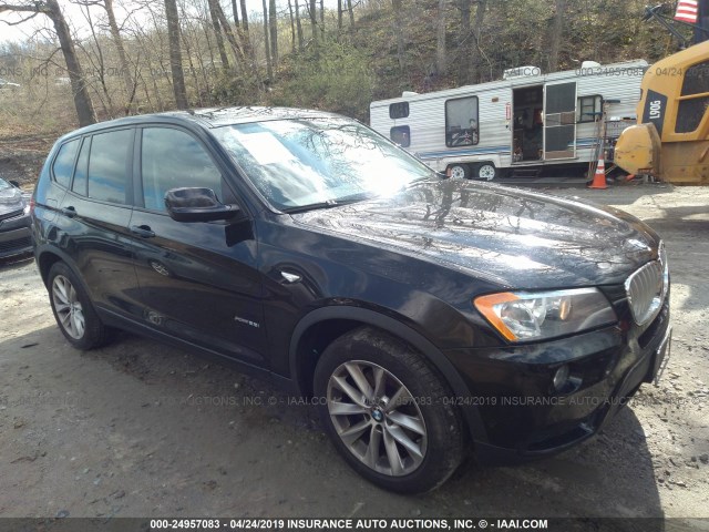 5UXWX9C53D0A29985 - 2013 BMW X3 XDRIVE28I BLACK photo 1