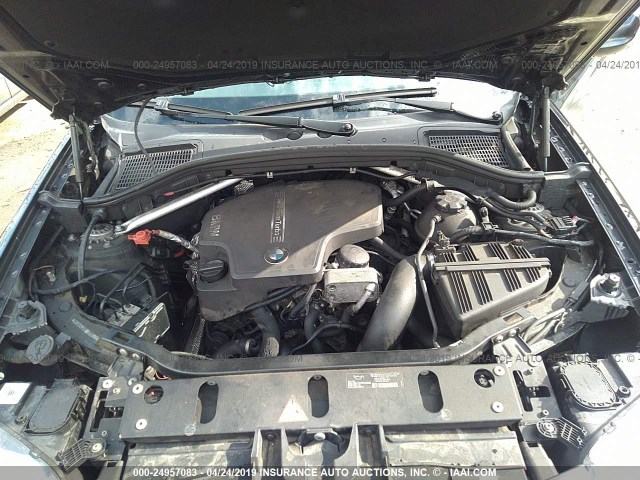 5UXWX9C53D0A29985 - 2013 BMW X3 XDRIVE28I BLACK photo 10