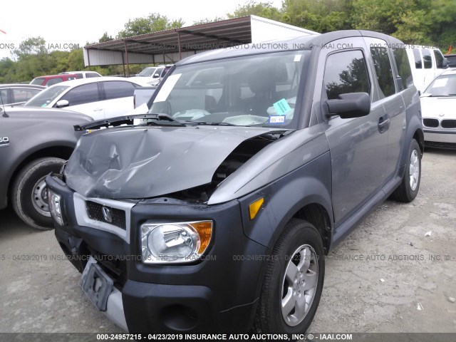 5J6YH18675L008011 - 2005 HONDA ELEMENT EX GRAY photo 2