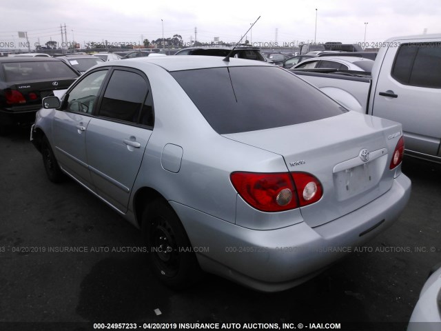 1NXBR30E46Z660535 - 2006 TOYOTA COROLLA CE/LE/S SILVER photo 3