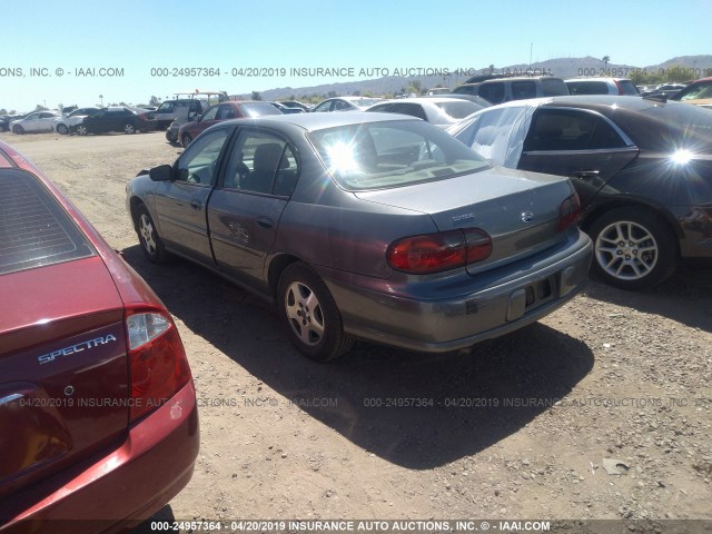 1G1ND52F95M147788 - 2005 CHEVROLET CLASSIC GRAY photo 3