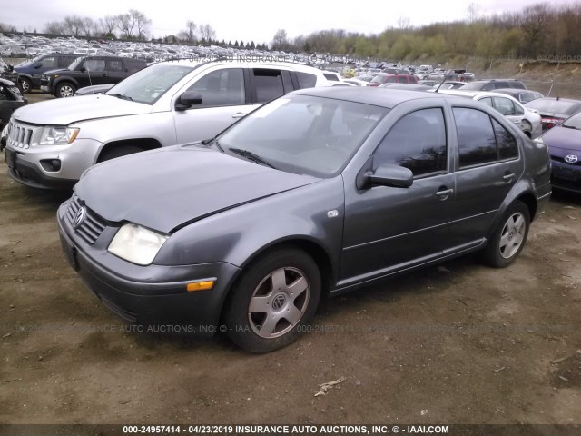 3VWRK69M33M133439 - 2003 VOLKSWAGEN JETTA GL GRAY photo 2