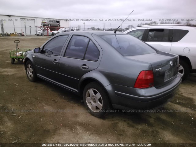 3VWRK69M33M133439 - 2003 VOLKSWAGEN JETTA GL GRAY photo 3