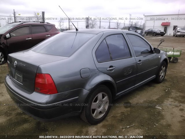 3VWRK69M33M133439 - 2003 VOLKSWAGEN JETTA GL GRAY photo 4