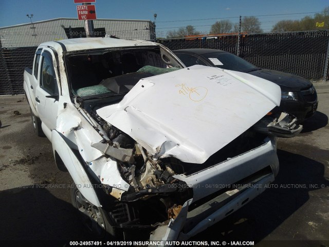 5TFLU4EN0EX109487 - 2014 TOYOTA TACOMA DOUBLE CAB 白色 照片 1