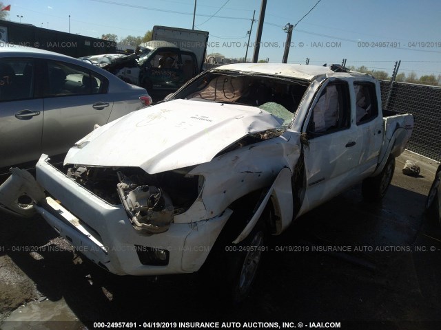 5TFLU4EN0EX109487 - 2014 TOYOTA TACOMA DOUBLE CAB 白色 照片 2