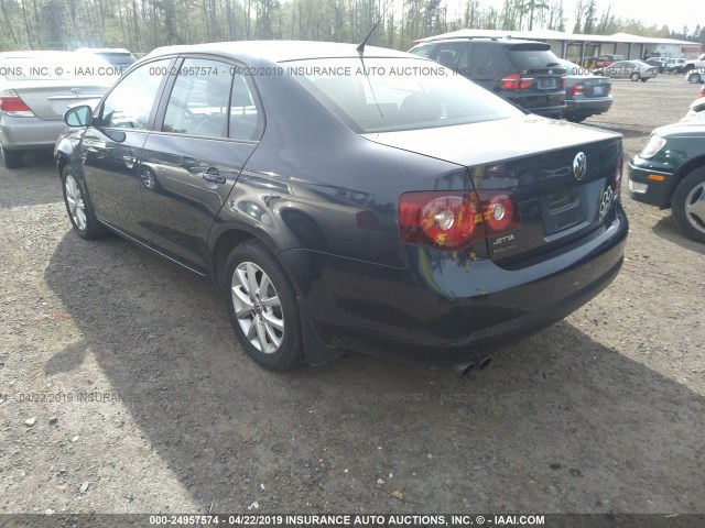 3VWRZ7AJ9AM113082 - 2010 VOLKSWAGEN JETTA SE/SEL BLUE photo 3