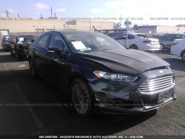 3FA6P0K94ER185538 - 2014 FORD FUSION TITANIUM GREEN photo 1