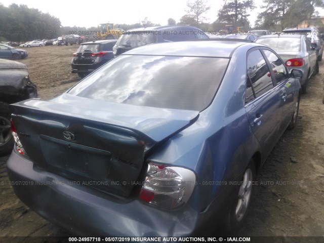 4T1BF32K13U545060 - 2003 TOYOTA CAMRY LE/XLE/SE BLUE photo 4