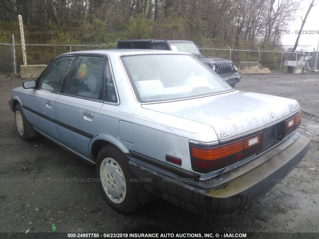 4T1SV21E4LU186456 - 1990 TOYOTA CAMRY DLX ღია ლურჯი ფოტო 3