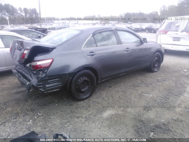 4T1BE46K87U642426 - 2007 TOYOTA CAMRY NEW GENERAT CE/LE/XLE/SE GRAY photo 4