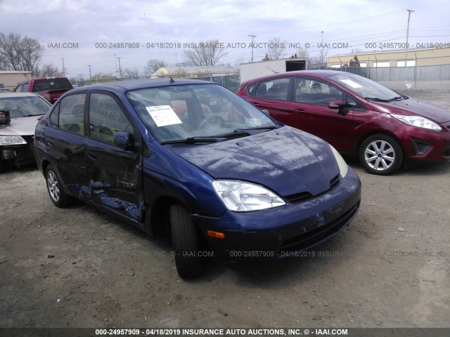 JT2BK18U420049228 - 2002 TOYOTA PRIUS BLUE photo 1