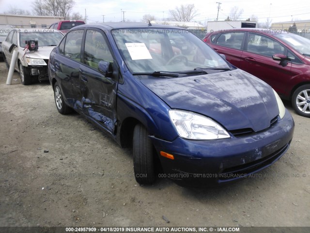 JT2BK18U420049228 - 2002 TOYOTA PRIUS BLUE photo 6