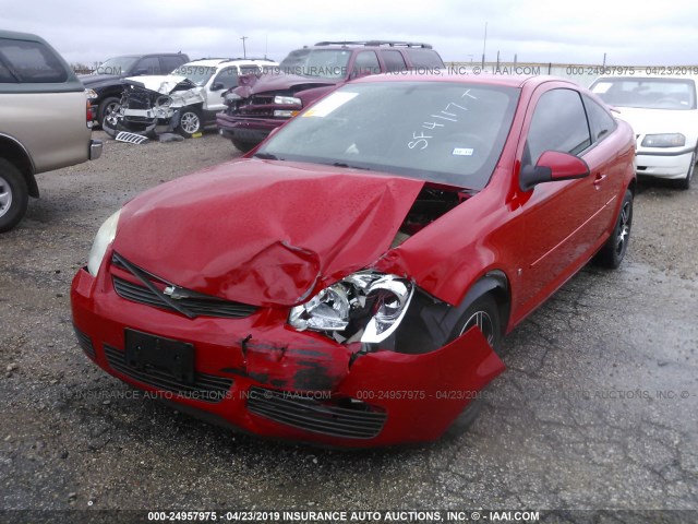 1G1AL15F677160912 - 2007 CHEVROLET COBALT LT RED photo 6