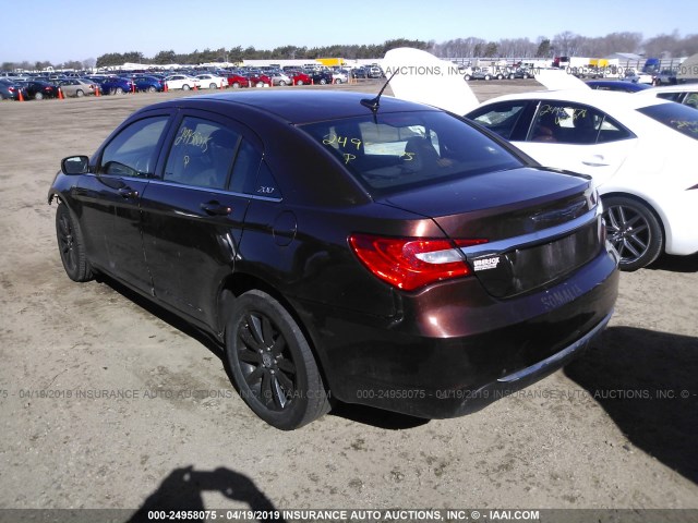 1C3CCBBB5DN669005 - 2013 CHRYSLER 200 TOURING BROWN photo 3