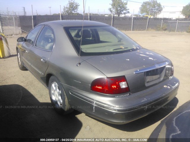 1MEFM55S53G618592 - 2003 MERCURY SABLE LS PREMIUM GRAY photo 3