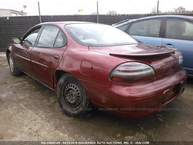 1G2WK52J72F102374 - 2002 PONTIAC GRAND PRIX SE 勃艮第红 照片 3