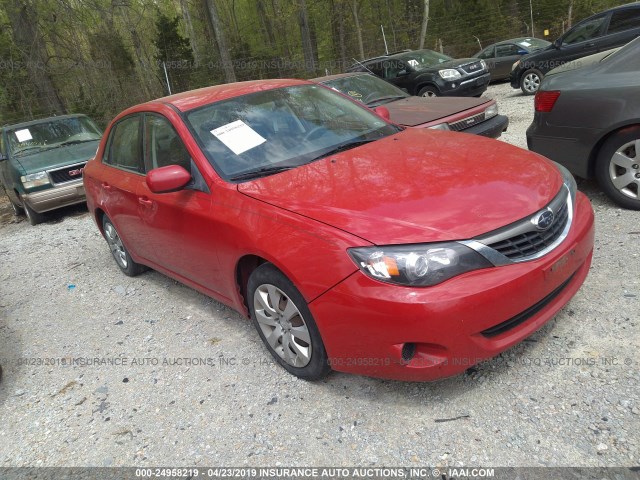 JF1GE61669H500156 - 2009 SUBARU IMPREZA 2.5I RED photo 1