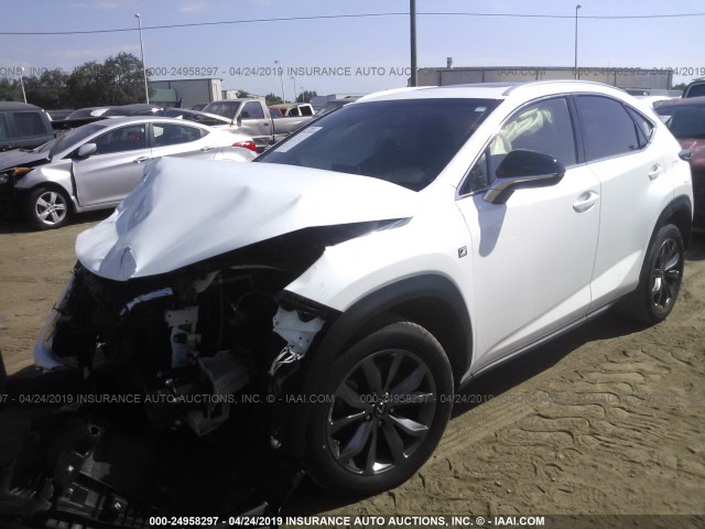 JTJYARBZXH2061336 - 2017 LEXUS NX 200T/BASE/F SPORT WHITE photo 2