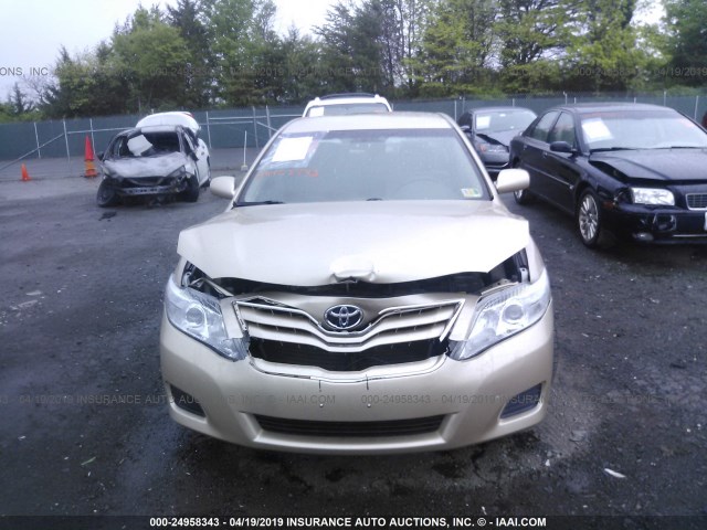 4T1BF3EK3BU615782 - 2011 TOYOTA CAMRY SE/LE/XLE GOLD photo 6