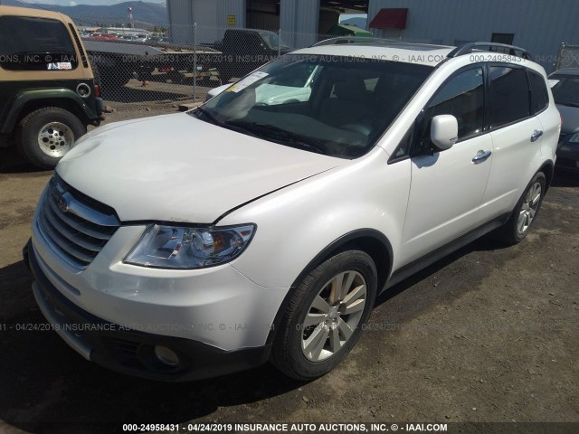 4S4WX93DX84414766 - 2008 SUBARU TRIBECA LIMITED WHITE photo 2