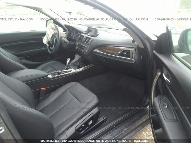 WBA1F5C5XEVV99231 - 2014 BMW 228 I GRAY photo 5