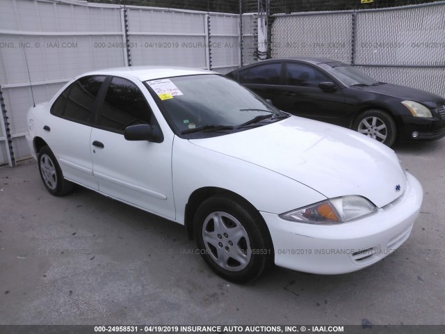 1G1JF524817234808 - 2001 CHEVROLET CAVALIER LS WHITE photo 1