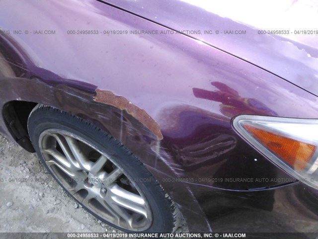 JTKDE177760138244 - 2006 TOYOTA SCION TC ბურგუნდია ფოტო 6