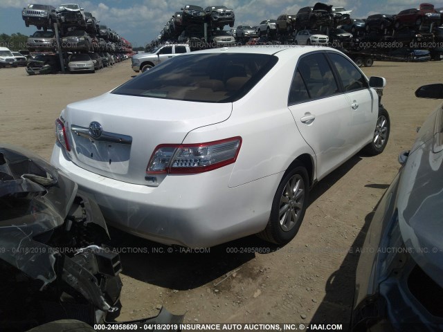 4T1BB3EK6AU118056 - 2010 TOYOTA CAMRY HYBRID WHITE photo 4