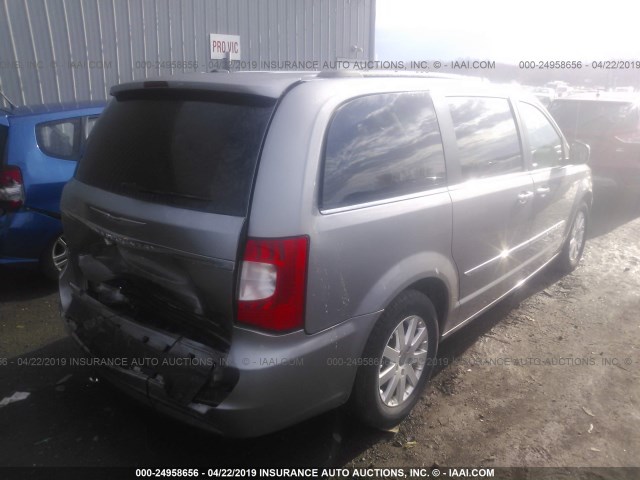 2C4RC1BG4ER164542 - 2014 CHRYSLER TOWN & COUNTRY TOURING GRAY photo 4