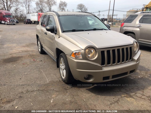 1J4FF47B39D217503 - 2009 JEEP COMPASS SPORT GOLD photo 1