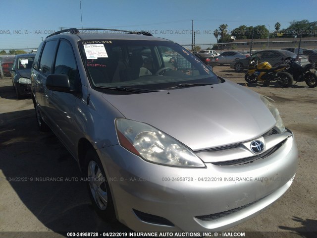 5TDZA23C96S456607 - 2006 TOYOTA SIENNA CE/LE GRAY photo 1