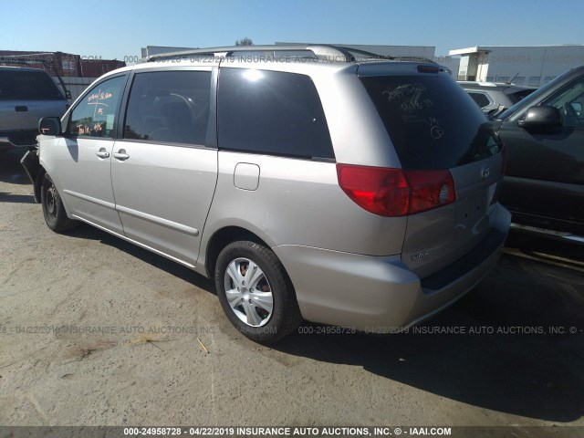 5TDZA23C96S456607 - 2006 TOYOTA SIENNA CE/LE GRAY photo 3