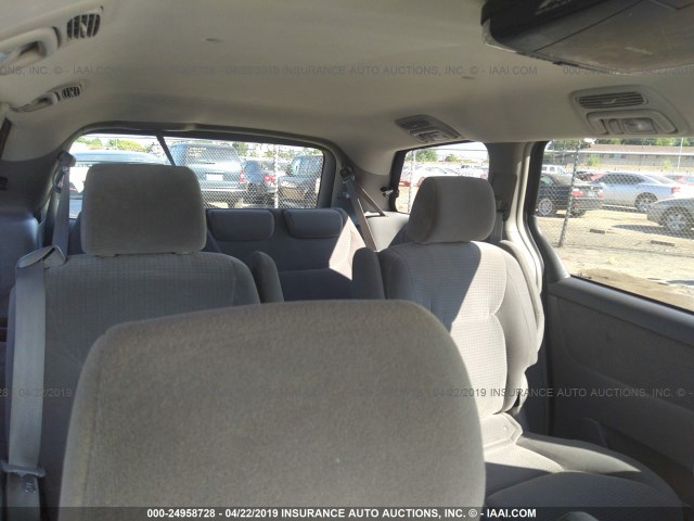 5TDZA23C96S456607 - 2006 TOYOTA SIENNA CE/LE GRAY photo 8