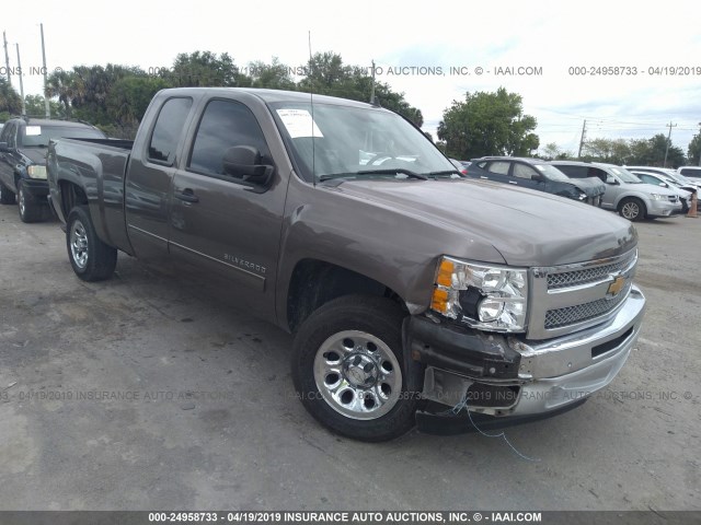 1GCRCREA3DZ160704 - 2013 CHEVROLET SILVERADO C1500  LS GRAY photo 1