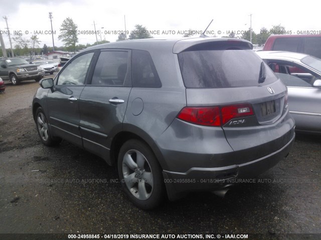 5J8TB182X8A008973 - 2008 ACURA RDX GRAY photo 3