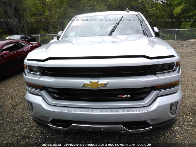 3GCUKREC5JG425567 - 2018 CHEVROLET SILVERADO K1500 LT SILVER photo 6