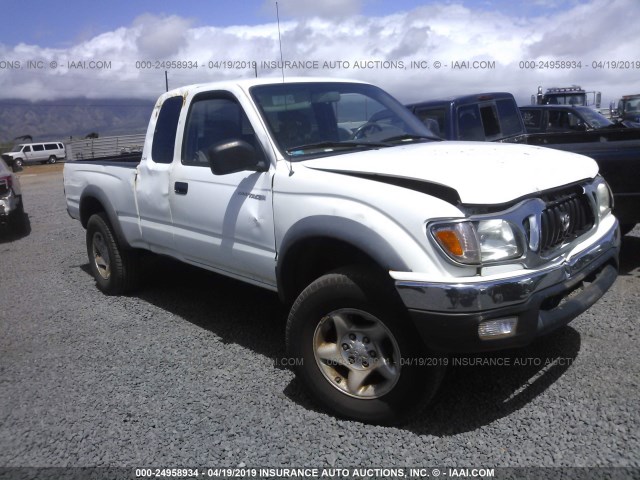 5TESM92N41Z796151 - 2001 TOYOTA TACOMA XTRACAB PRERUNNER WHITE photo 1