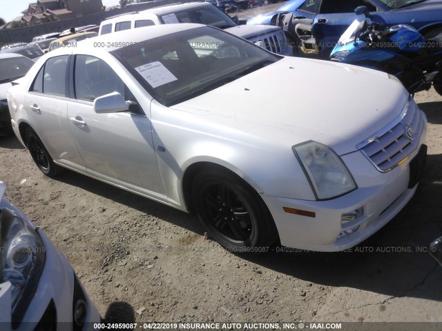 1G6DW677850180778 - 2005 CADILLAC STS WHITE photo 1