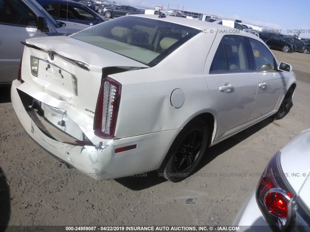 1G6DW677850180778 - 2005 CADILLAC STS WHITE photo 4