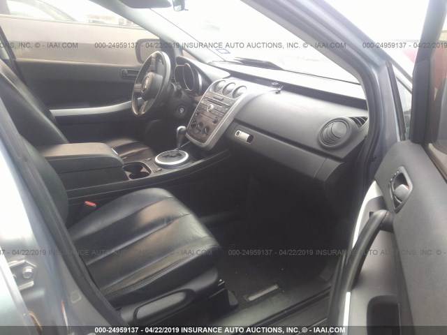 JM3ER293290238215 - 2009 MAZDA CX-7 SILVER photo 5