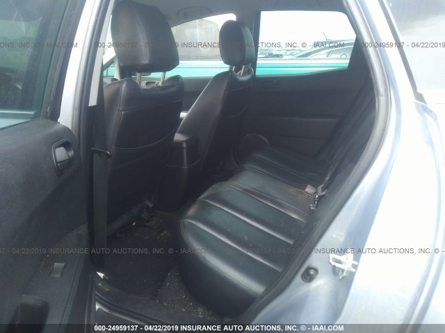 JM3ER293290238215 - 2009 MAZDA CX-7 SILVER photo 8